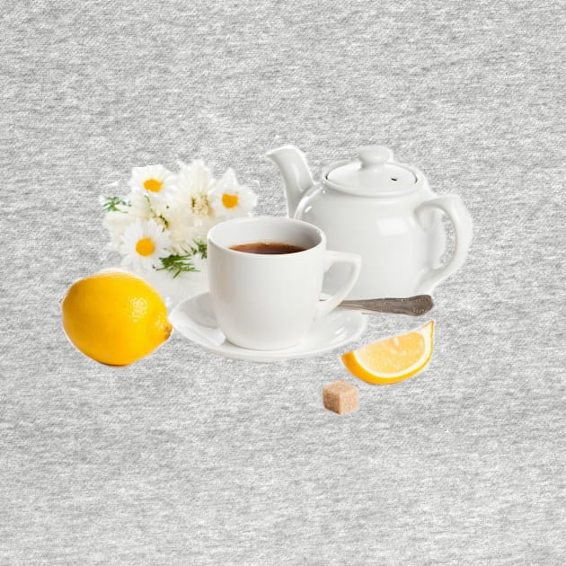Lemon Tea and Daisies by designsbycreation